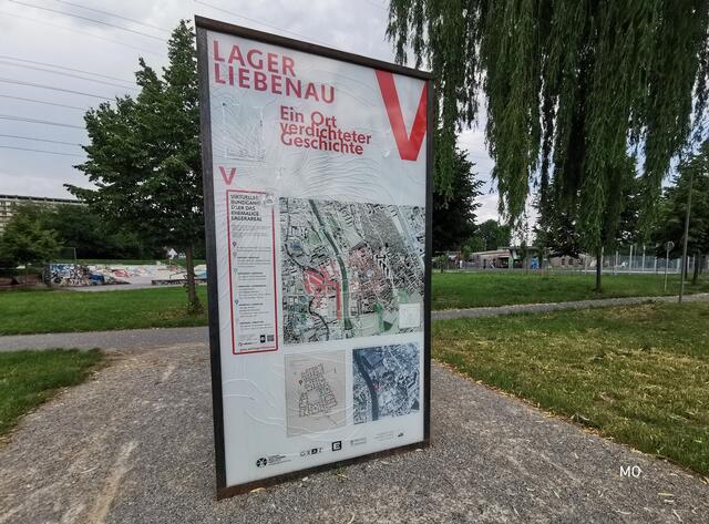 Gedenktafel, Lager Liebenau 