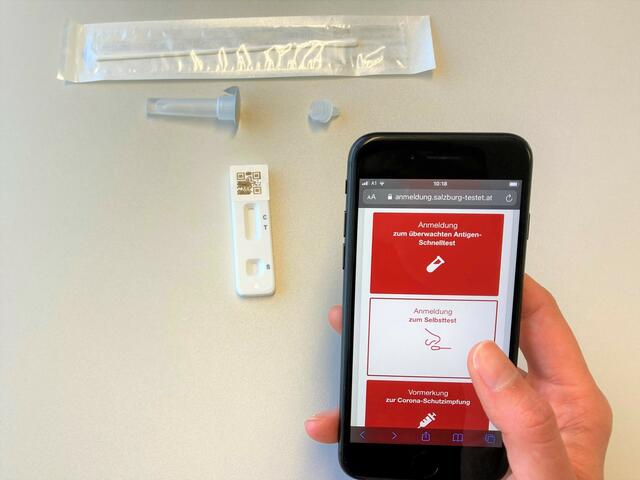 Die Selbsttests werden in Salzburg gut angenommen. | Foto:  Rotes Kreuz 
