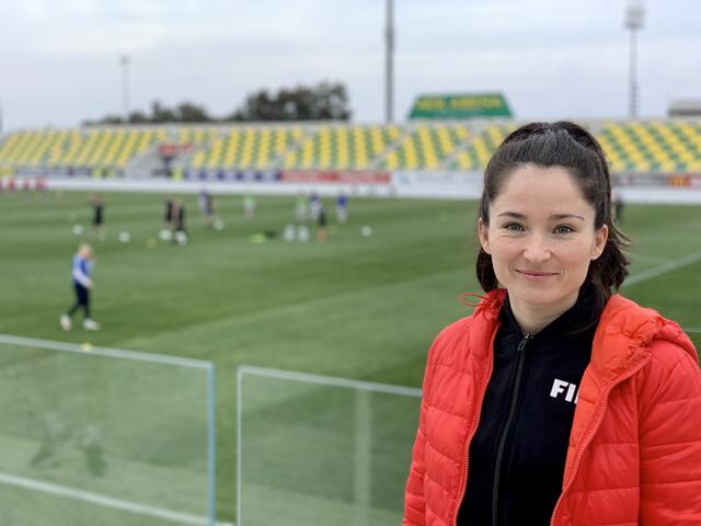 Sara Telek will auf dem Platz die richtigen Entscheidungen treffen. | Foto: Sara Telek
