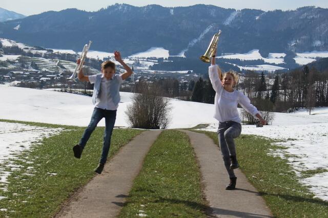 Michael Staudinger und Anna Feusthuber holten den zweiten Platz im Bundeswettbewerb.