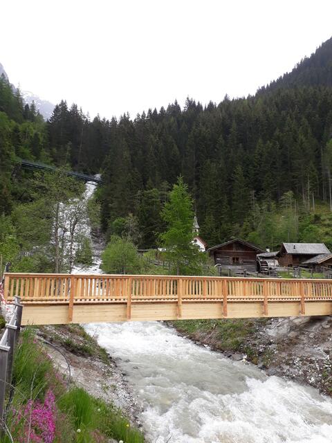 Die Brücke über den Sandesbach musste neu errichtet werden. | Foto: privat