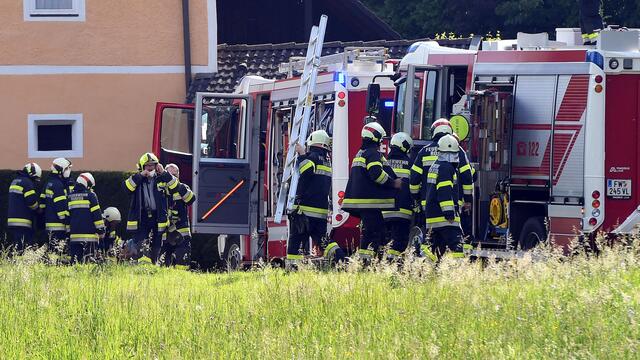 Feuerwehr vor Ort
