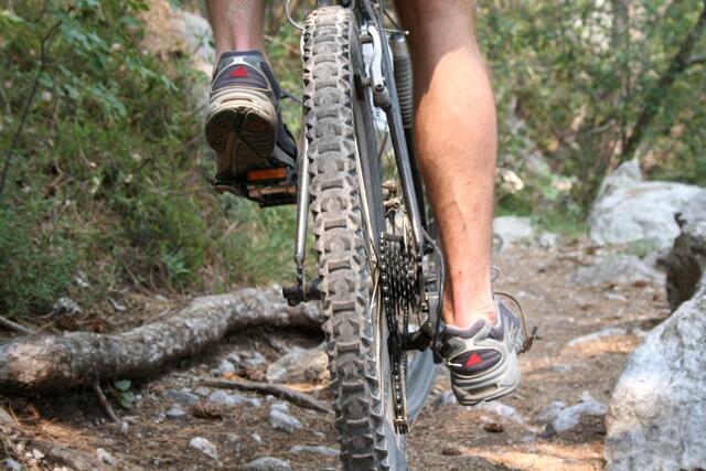 Ein 13-jähriger Mountainbiker stürzte die Böschung hinunter.
