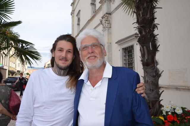 Sohn Alex Reichmann und Vater Udo