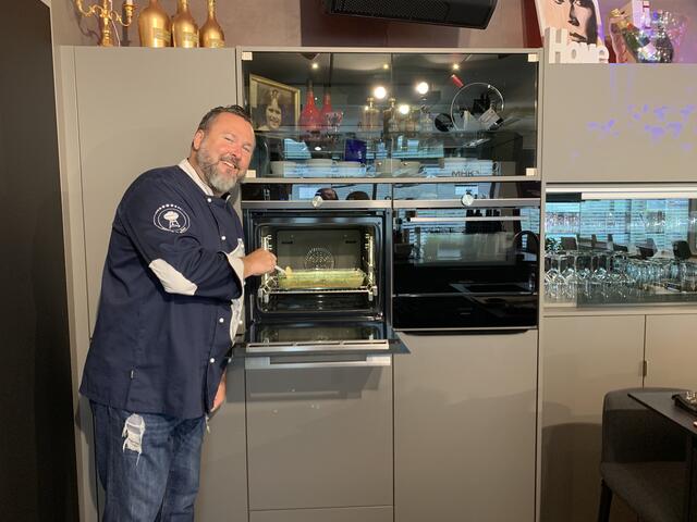 Showkoch Robert Dorr beeindruckte mit einem herrlichen Risotto.