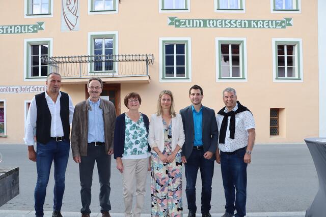 Peter Moritz, Walter Stefan, Resi Mark, Myriam Hann, Alexander Jäger und Hans-Peter Bock (v.li.). | Foto: Siegele