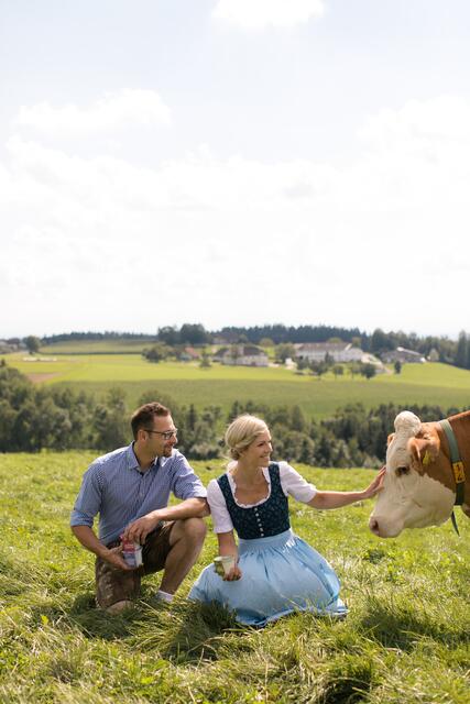 Christina und Leonhard Zauner versorgen die Bevölkerung mit qualitativ hochwertigen Produkten. | Foto: Foto: Kerstin Hahn