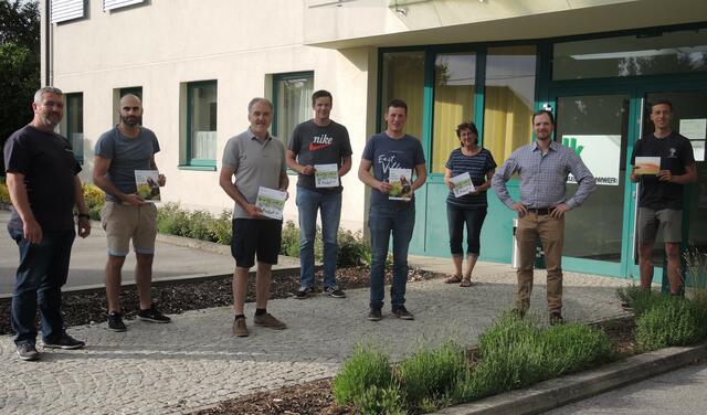 Wolfgang Rögner, Clemens Manhart, Roman Bayer, Christoph Schild, Markus Schöller, Johanna Klampfl, Lukas Weninger und Dominik Schreiber.