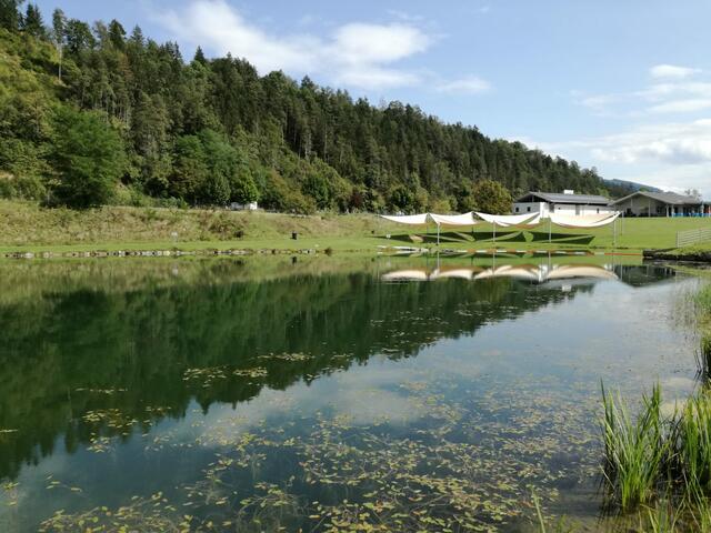 In Lavamünd kann man sich beim Badesee abkühlen.