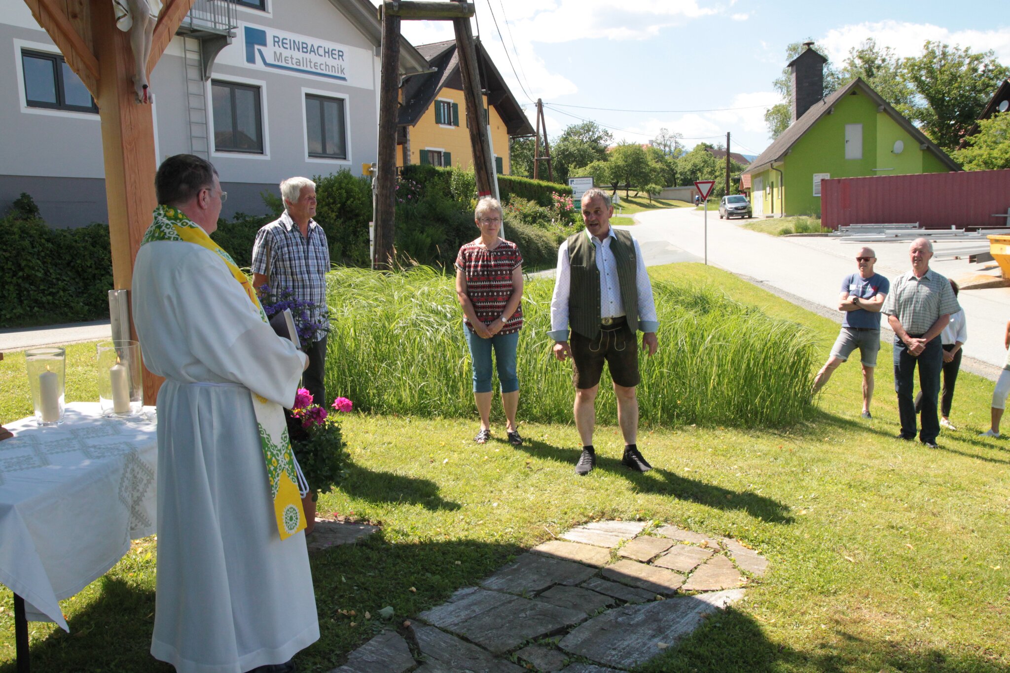 Segnung am Vatertag Neues Dorfkreuz für Ettendorf Deutschlandsberg