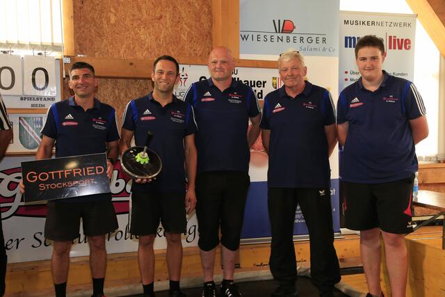 V. l.: Johann Schopf, Klaus Weinhäupl, Martin Polzinger, Rudolf Enzlmüller und Andreas Scharrer.