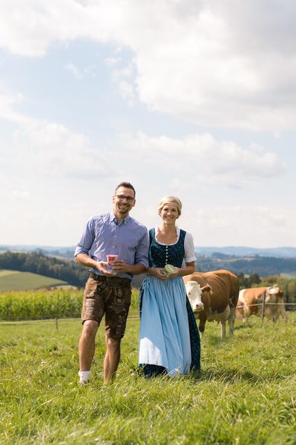 Christina und Leonhard Zauner versorgen die Bevölkerung mit qualitativ hochwertigen Produkten. | Foto: Foto: Kerstin Hahn