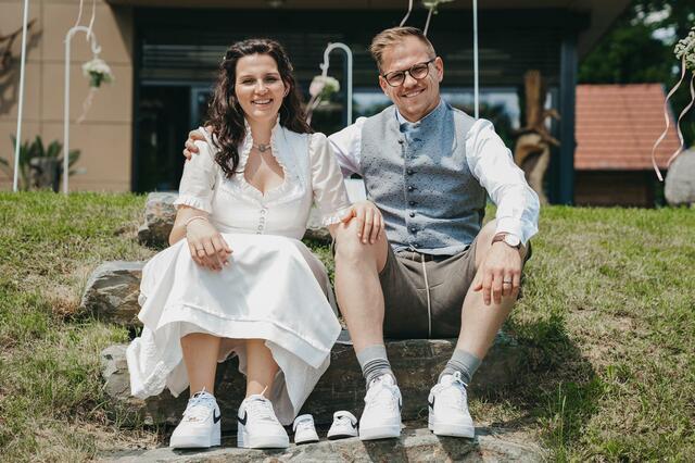 Denise und Florian Faist sagten am 4. Juni „Ja“.