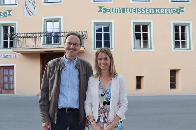 Myriam Hann mit Walter Stefan (li.). | Foto: Siegele