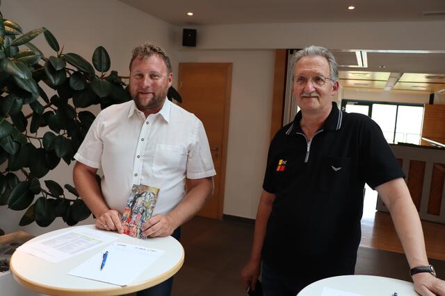 3G-Kontrolleure: Dorfchef Florian Klotz (li.) mit Obm. Armin Klien. | Foto: Othmar Kolp