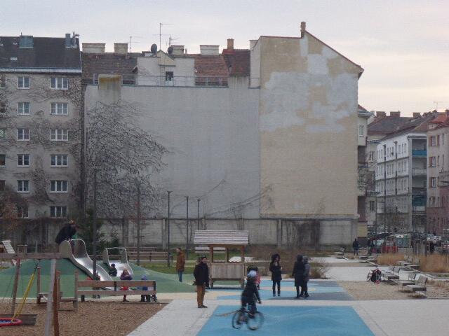 So sah die Fassade vor der Umgestaltung aus.