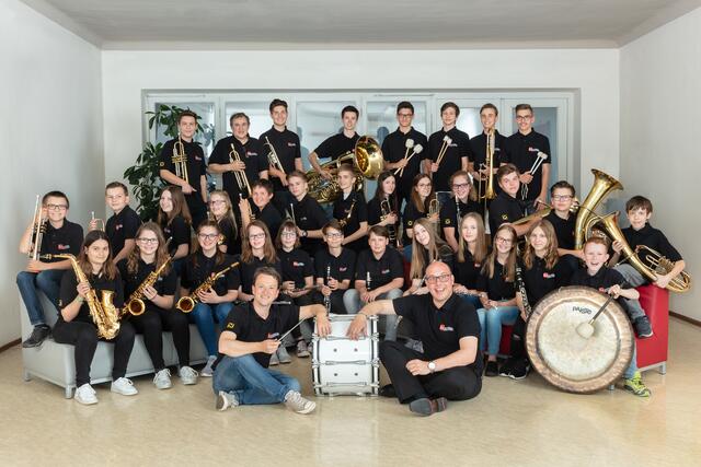 Das Jugendblasorchester der Musikschule steht im Mittelpunkt des internationalen Geschehens.  | Foto: Musikschule Bad Radkersburg