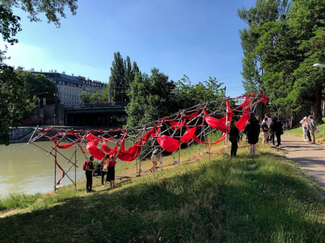 Der sogenannte "kanalWAL" befindet sich nur wenige Meter von der Rotundenbrücke entfernt. Er ist 18 Meter lang, 4,6 Meter breit und 3,5 Meter hoch.