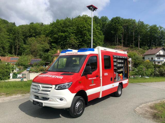 Groß ist die Freude bei der Feuerwehr Wettmannstätten über das neue KRFBA. | Foto: FF Wettmannstätten