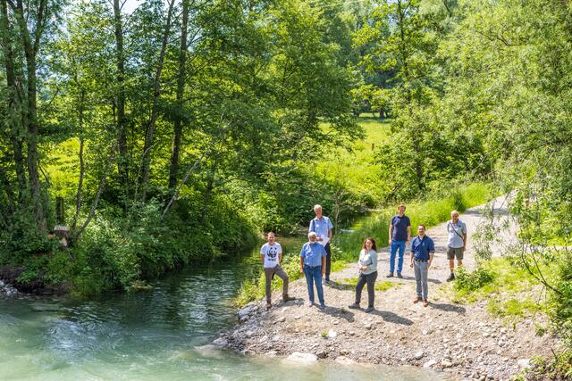 Das Renaturierungsprojekt wurde kürzlich in der Gemeinde Schlitters vorgestellt.  | Foto: Land Tirol