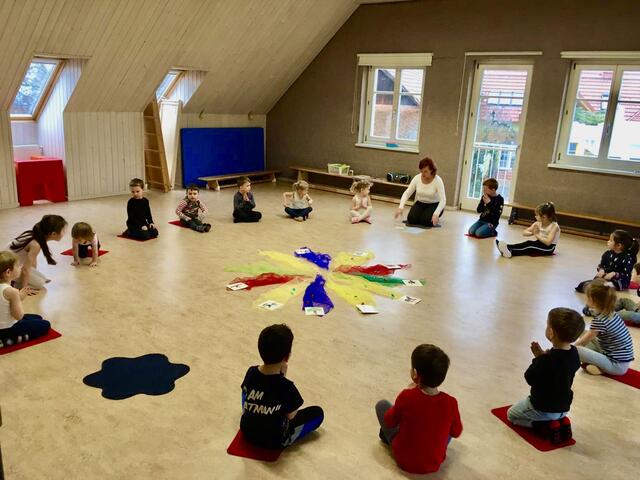 Kinderyoga im Kindergarten Oberwart | Foto: Stadtgemeinde Oberwart