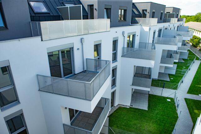 Das Wohnobjekt Rosthorngasse im 22. Bezirk setzt voll auf erneuerbare Energie.