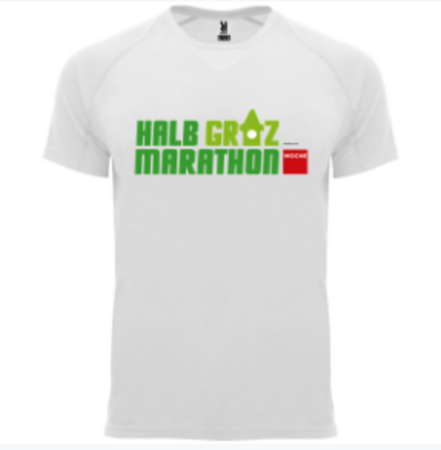Solange der Vorrat reicht, gibt es exklusive Laufshirts für den Halbmarathon Graz 2021.