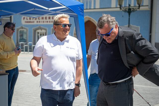 Fritz Altmann mit Landesrat Günther Steinkellner.