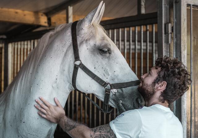 Marco Pollandt gibt auch selbst Führungen am Hof. | Foto: Raphael Berthold/ Riding Dinner