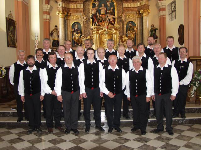 Der Männergesangsv erein Mooskirchebn in der Pfarrkirche | Foto: Wutte
