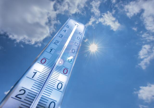 Bei den derzeitigen Temperaturen ist es wichtig ausreichend zu trinken