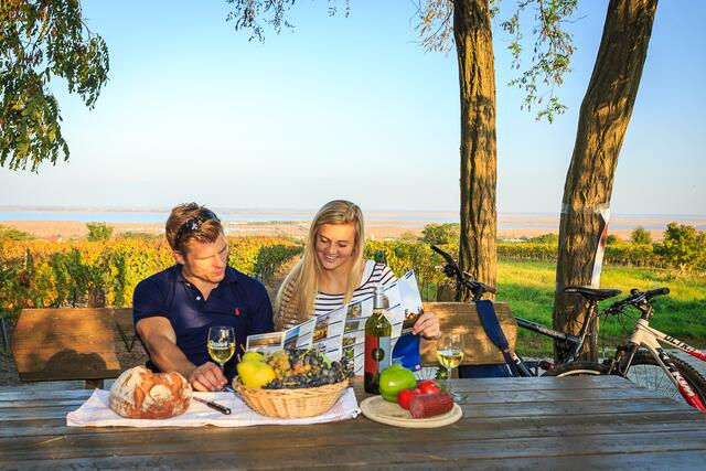Radtouren eignen sich auch hervorragend für einen Picknick-Ausflug.