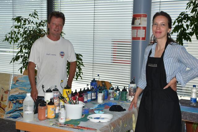 Christian Sadnikar und Nika Zupancic | Foto: RMK