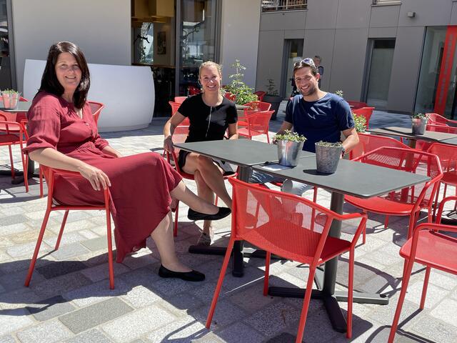 Ortsmarketingteam: Dunja Ascari, Marije Moors, Tassos Theodorakopoulos. | Foto: Kogler