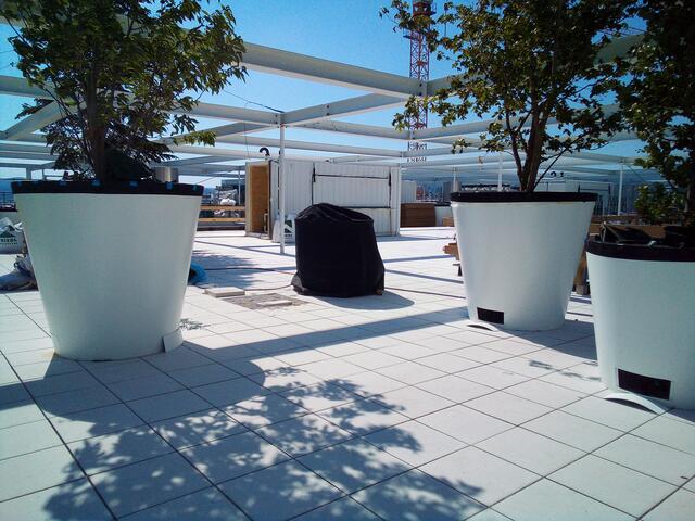 IKEA: Dachterrasse mit Blumentrögen | Foto: Maurizio Giorgi