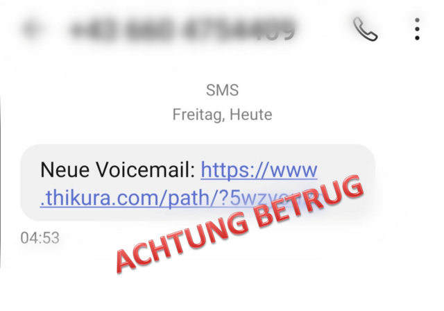 ACHTUNG SMS BETRUG | Foto: Peter Havel, www.kierlingtal.at