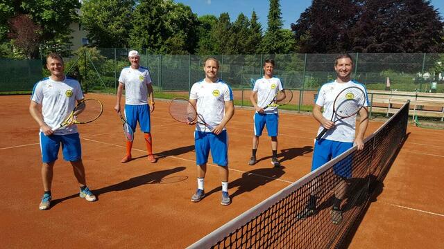 Seebodens Tennisasse Petutschnig, Cepka, Macheiner,
Pritsch und Leutschacher