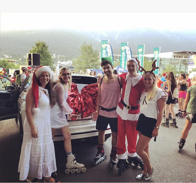 Was ist Weihnachten am 14. Juli? Klar: Ein "Halbjahresweihnachtsfest" auf Rollen! | Foto: Happy Fitness
