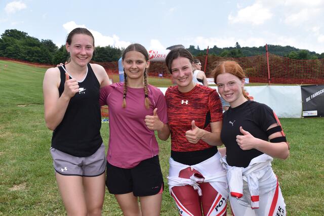 Österreicherinnen-Power: Emma Eberhardt, Lara Teynor, Kristin Posch und Tina Hetfleisch | Foto: Michael Strini