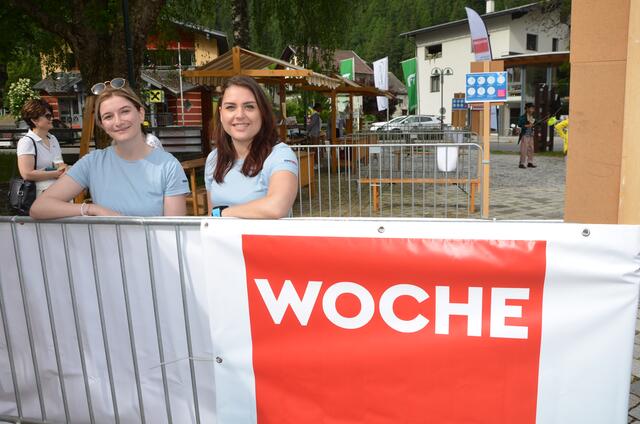 "Die WOCHE" der Regionalmedien Kärnten vertraten Larissa Bugelnig und Julia Dellafior 