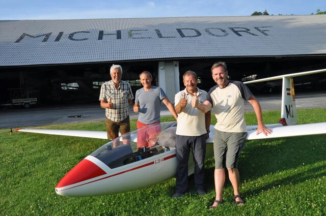 International erfolgreich: Friedrich Hofinger, David Richter-Trummer, Hans Derntl und Edi Supersperger. (v.li.).