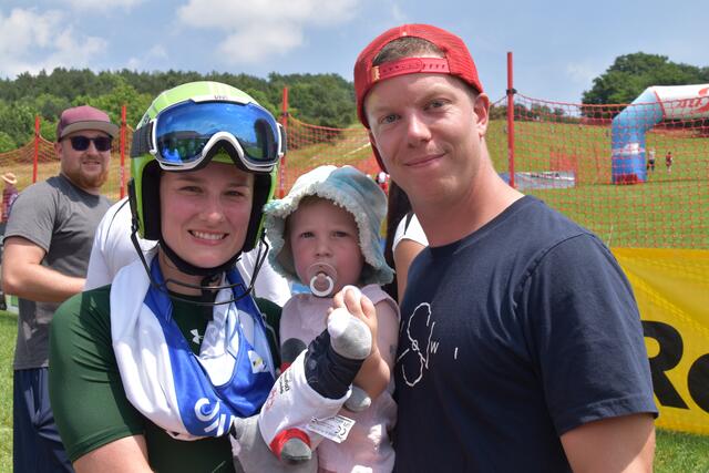 Glückliche Familie Kristin, Johanna und Sascha | Foto: Michael Strini