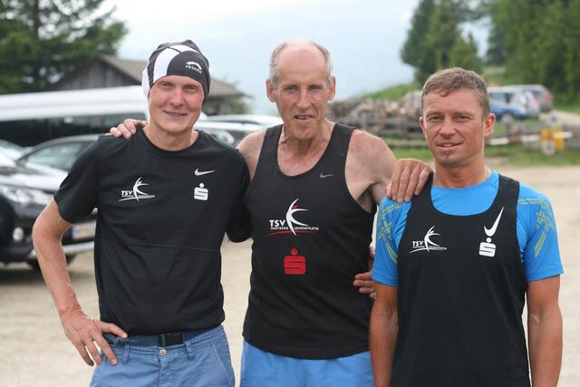 Stark am Berg: Herbert Thanner, Manfred Ritter und Karl Berghofer (v.l.). | Foto: KK