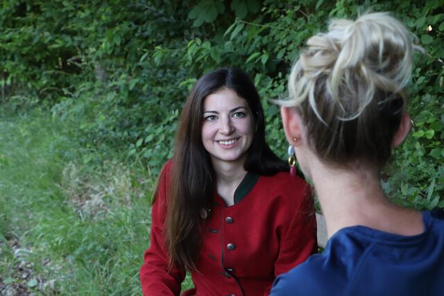 Obfrau Tourismusverband Pielachtal, Veronika Harm, im Bezirksblättergespräch mit Tanja Handlfinger. | Foto: markus helmreich
