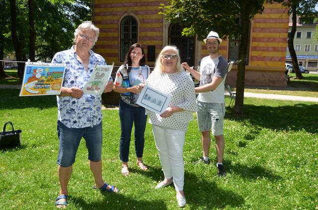 Jochen und Anna Meyer, Ingrid Paulitsch und Lukas Gradnitzer