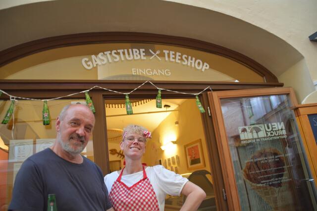 Die Neubrucker Gastwirte Johann Berger und Ursula Zechner | Foto: Roland Mayr