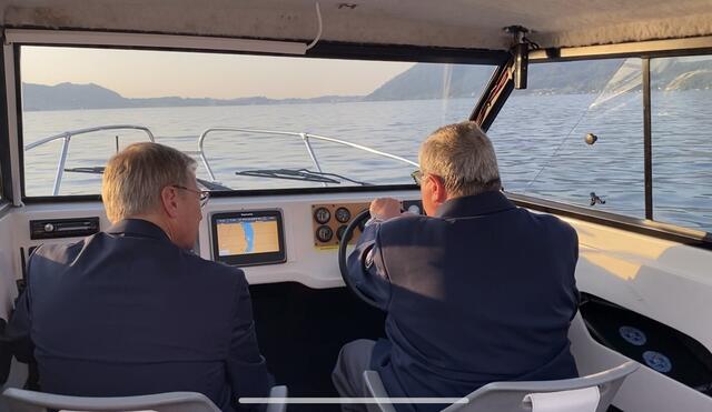 Bootsfahrt auf dem Traunsee. | Foto: Land OÖ/Stinglmayr