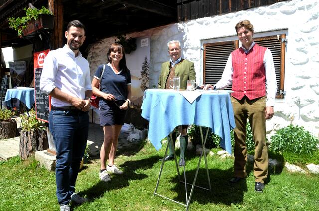 Sebastian Schuschnig, Melanie Golob, Dietmar Rossmann und Stefan Brandlehner