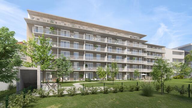 73 neue Wohnungen sollen in der Karlauerstraße entstehen. | Foto: Immola