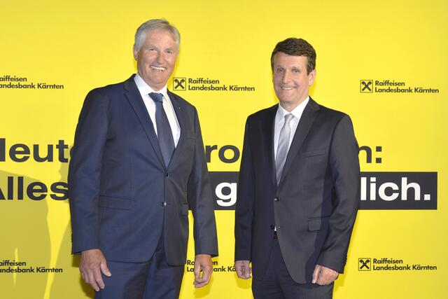 Robert Lutschounig, bisheriger AR-Vorsitzender der RLB und sein Nachfolger Gerhard Oswald | Foto: RLB